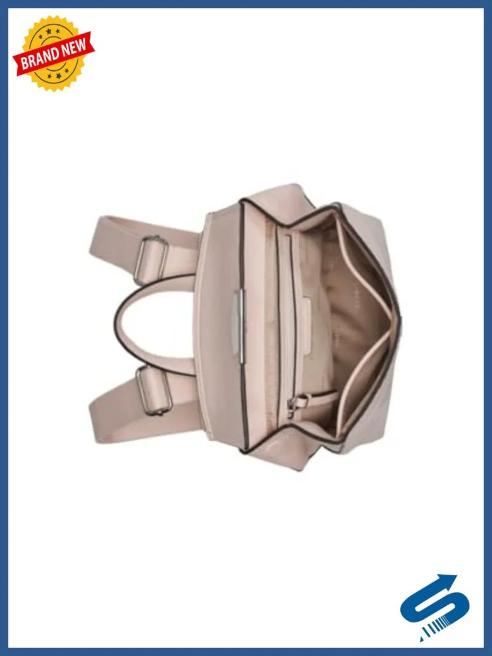 Faux Snake Flap Backpack Adjustable Straps